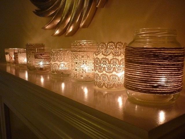 Mason Jar - Jar Candle Holders #1925261 - Weddbook