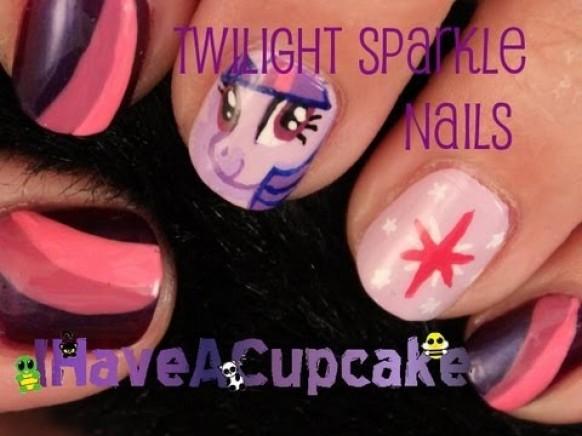 Twilight Sparkle Nail Art Designs - wide 8