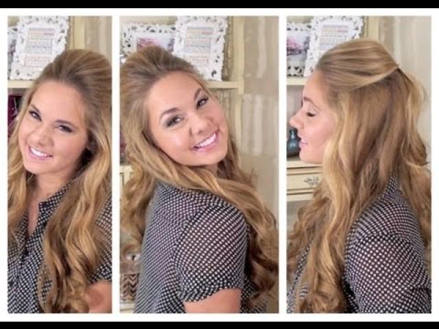 Relaxed But Glamorous Half Up Hair My Bridesmaid Hairstyles