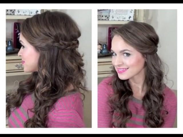 Simple Half Up Hairstyle My Bridesmaids Hairstyles 2002214