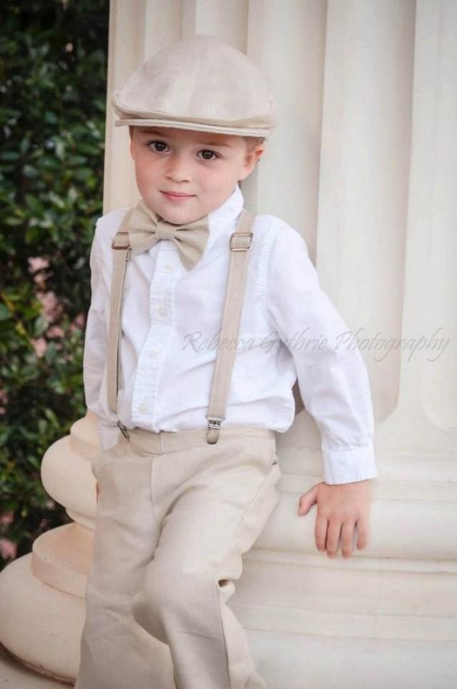 newborn bow tie and suspenders outfit