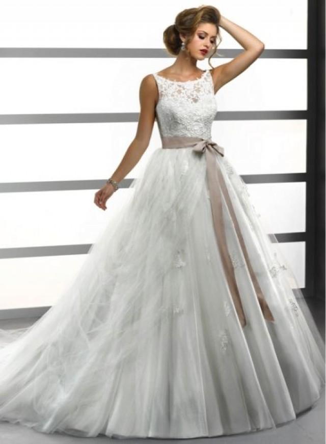 Wedding Dress with Bow