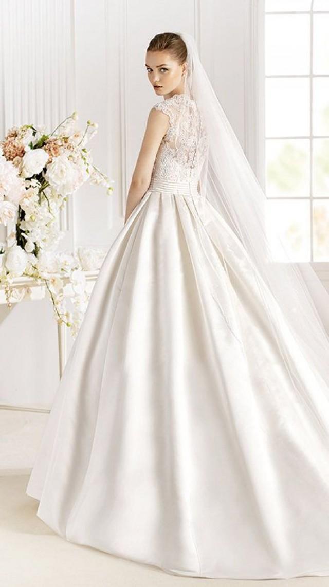 silk fabric wedding dress