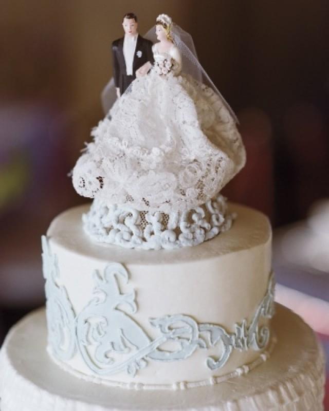 Vintage 1950's Wedding Cake Toppers Cake Topper - Retro Topper From The 1950s #2040213 - Weddbook