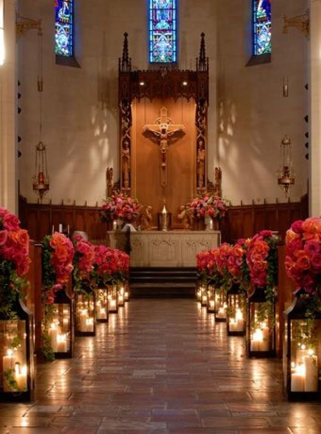 Ceremony - Candles Lighting The Aisle #2040370 - Weddbook