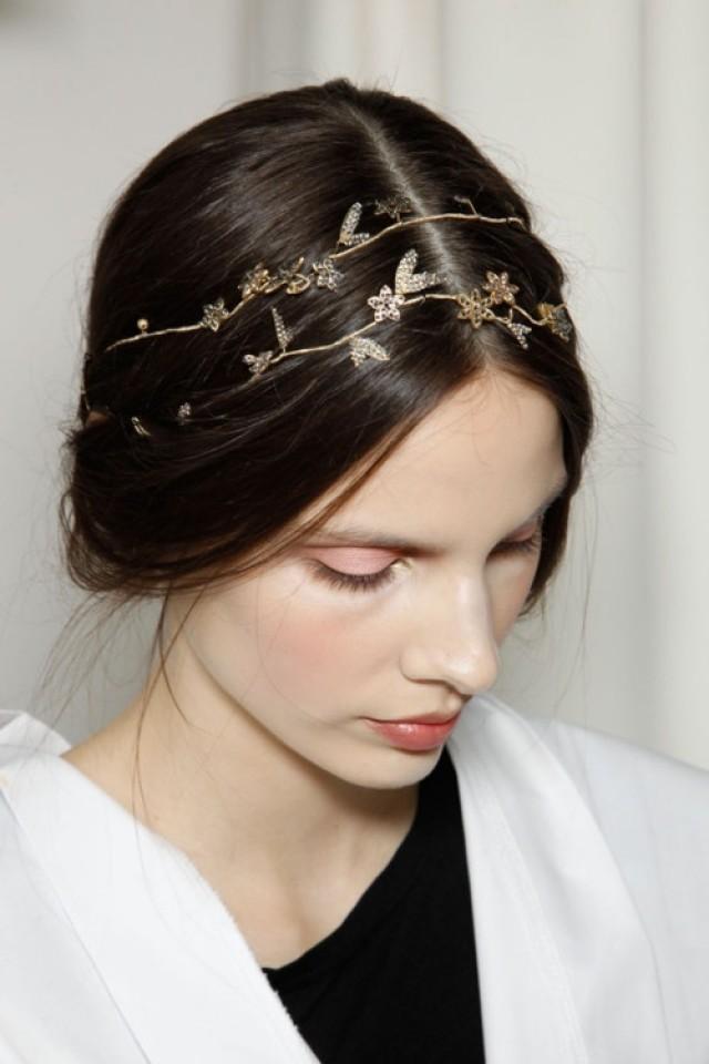 Gold Wedding Gold Vine Headpiece 2040988 Weddbook