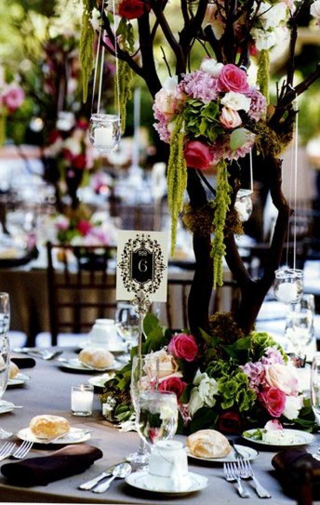 DIY Making Floral Trees With Natural Branches 2047392 Weddbook