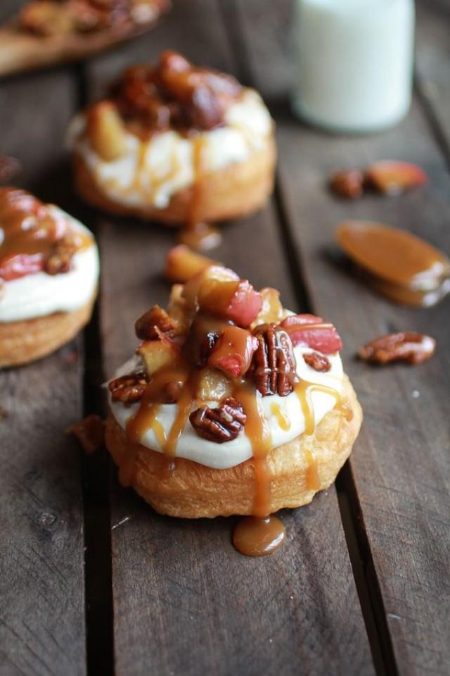 Apple Pecan Pie Cronuts With Apple Cider Caramel Drizzle #2049907 ...