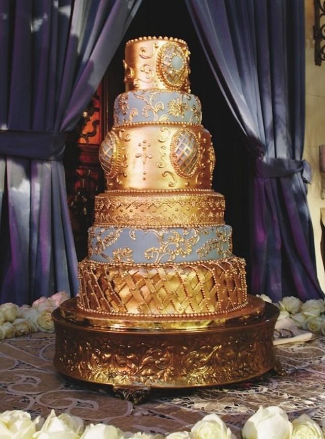 Fondant Cake - Gold Wedding Cake, WOW! #2049913 - Weddbook