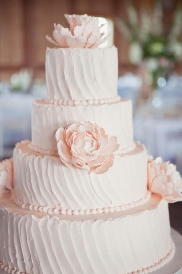 Wedding Lights Light Pink Wedding Cake 2050809 Weddbook 