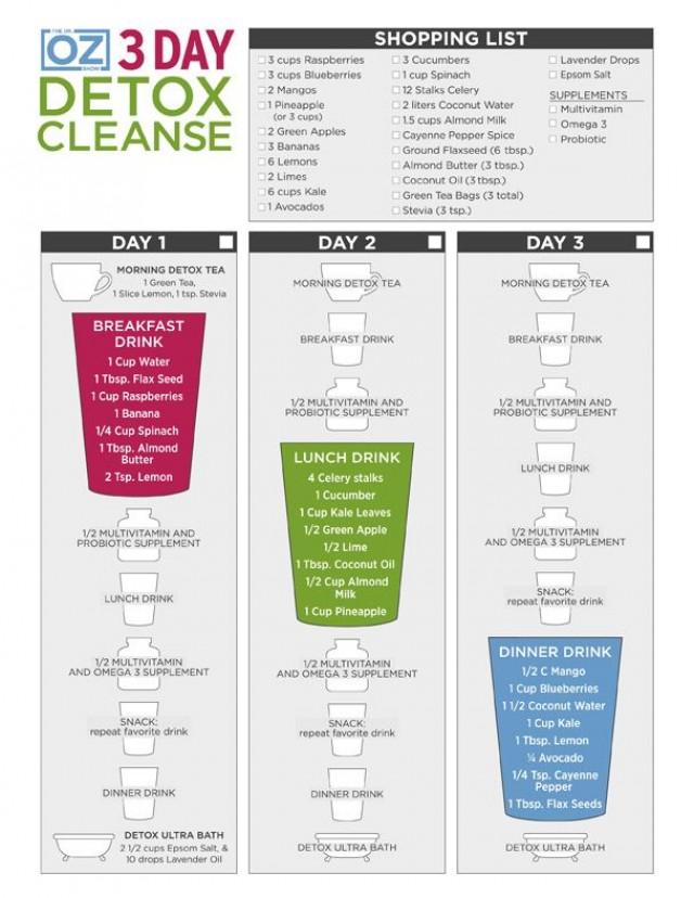 Health And Beauty Dr Oz s 3 Day Detox Cleanse One Sheet 2053785 Weddbook