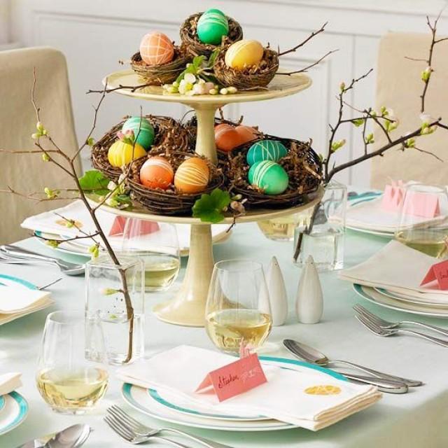 Easy Easter Centerpieces And Table Settings 2055245 Weddbook