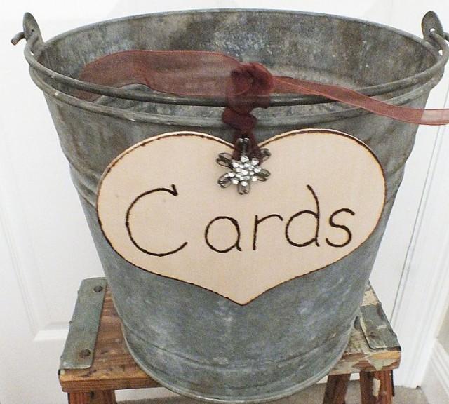 Cards Sign, Wedding Sign, Card Box Sign, DIY Sign Rustic Wedding, Barn