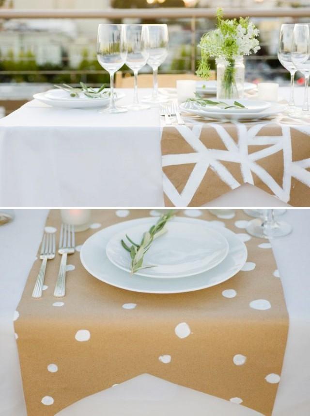 DIY DIY Hey Look, Kraft Paper Runners 2055747 Weddbook