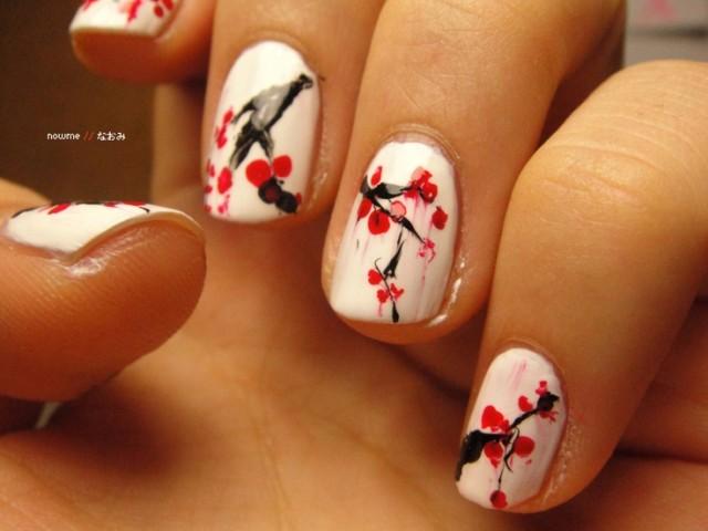Oriental Wedding Cherry Blossom Nails 2055877 Weddbook
