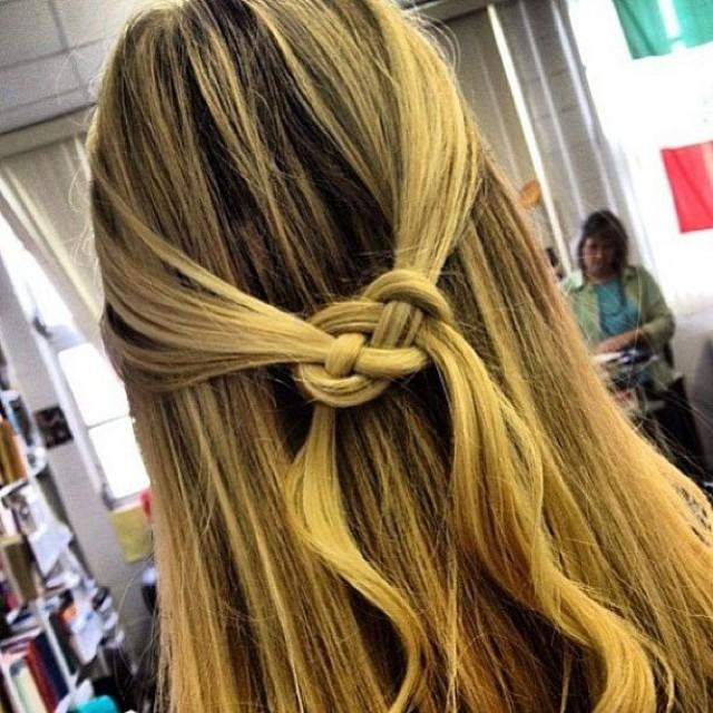 Wedding Hairstyles How To Tie A Pretzel Knot In Hair 2056822