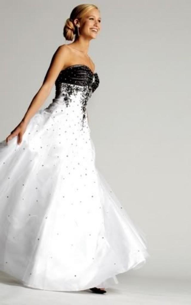 Black And White Wedding Black And White Wedding Dress 2056900