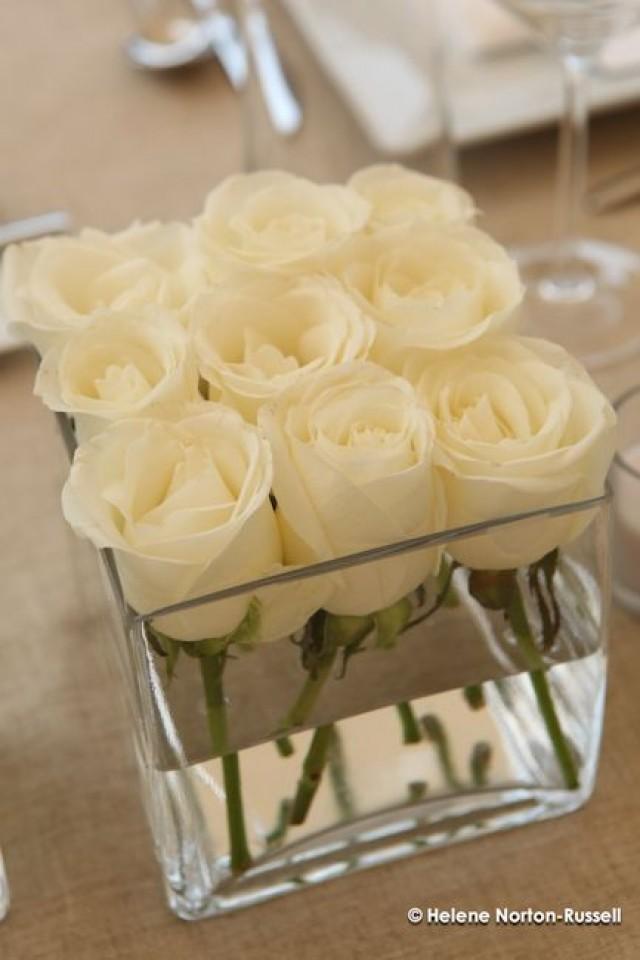 Spring Wedding Idea For Dollar Store Square Vases. 2057404 Weddbook
