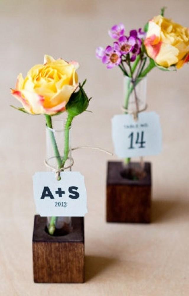 Wedding Escort Card Diy Bud Vase Favors Escort Cards 2058874