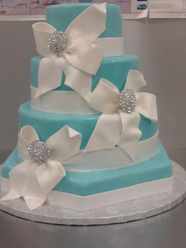 Tiffany Blue Wedding - Tiffany Blue Wedding Cake #2059885 - Weddbook