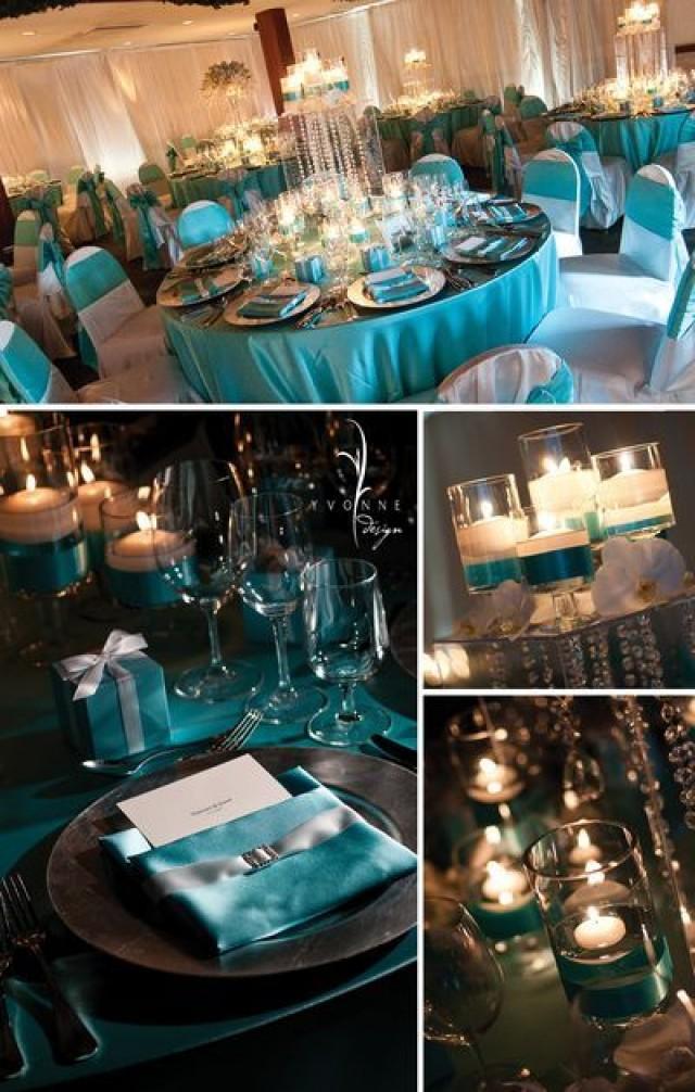 Tiffany Blue Wedding Tiffanythemed Wedding Reception