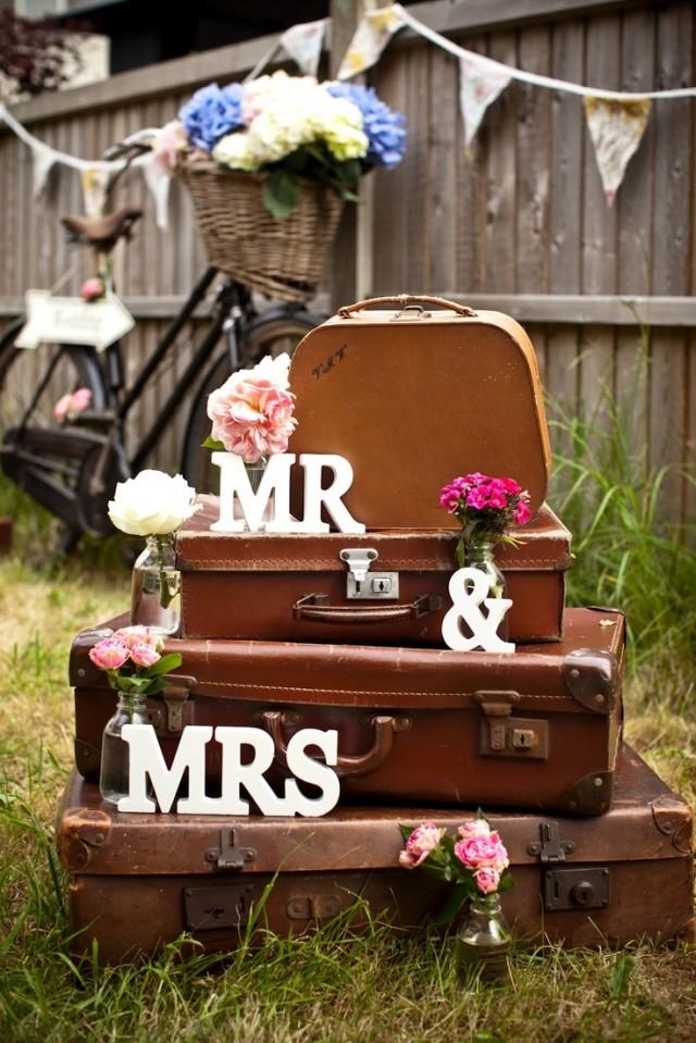 Vintage Wedding - Weddings - Vintage Suitcases #2061264 - Weddbook