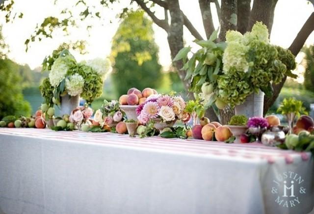 Garden Wedding Wedding Reception Pretty Table Display 2062732