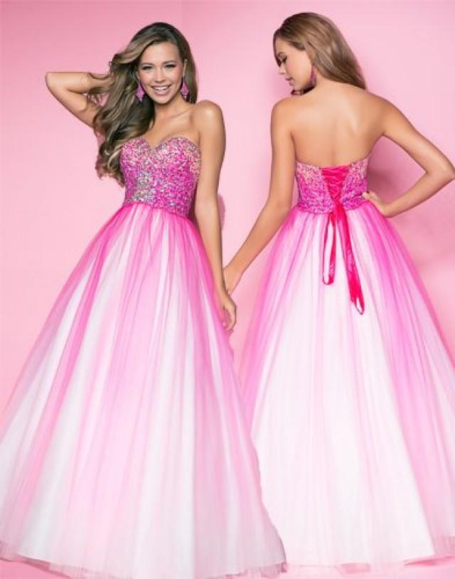 Fuscia Wedding Hot Pink Ball Gown 2063515 Weddbook 