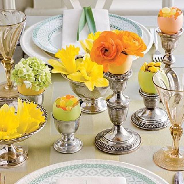 Centerpieces Spring Table Settings And Centerpieces 2063543 Weddbook