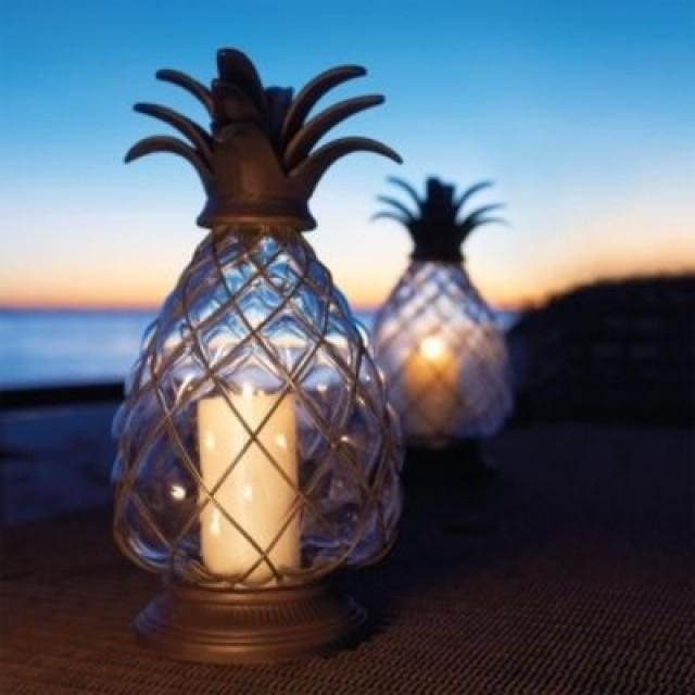 Outdoor Wedding Pineapple Hurricane Lanterns 2064561 Weddbook