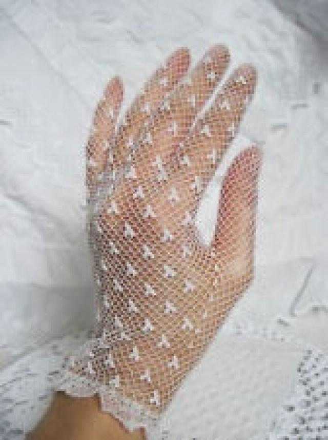 victorian lace gloves