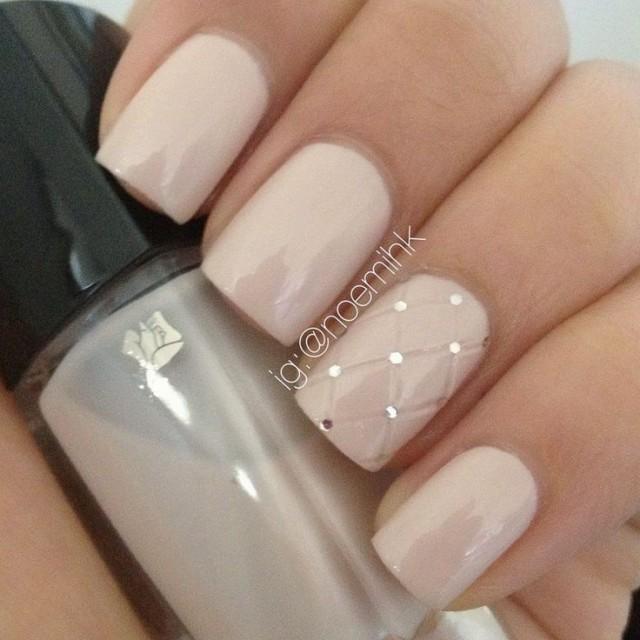 Sparkly Classy Wedding Manicure From Lancome 2067674 Weddbook