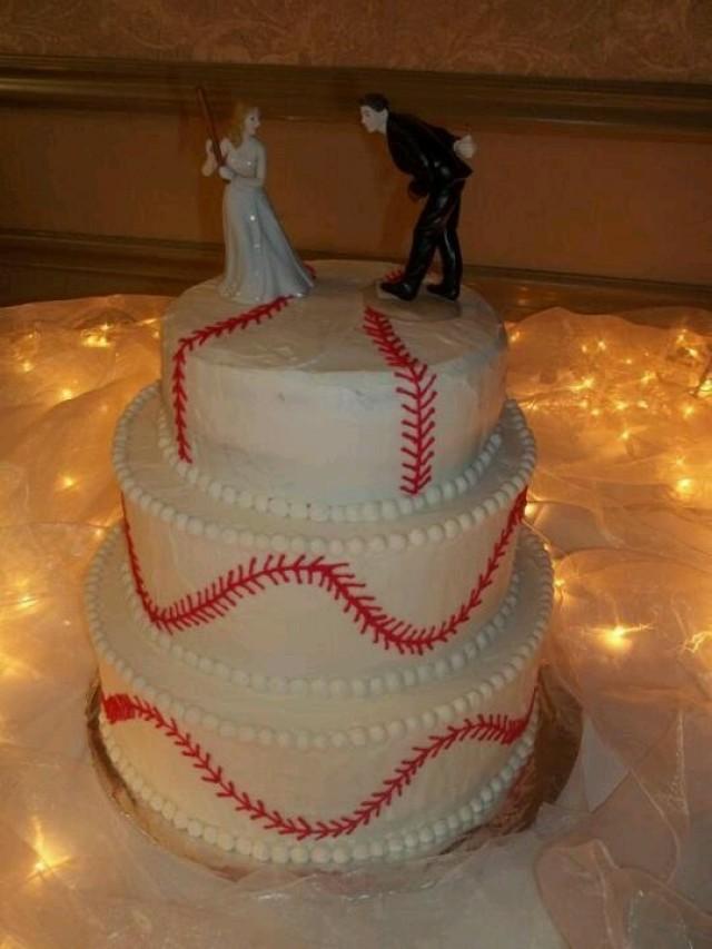 Sports Wedding Baseball Wedding Cake! 2067732 Weddbook