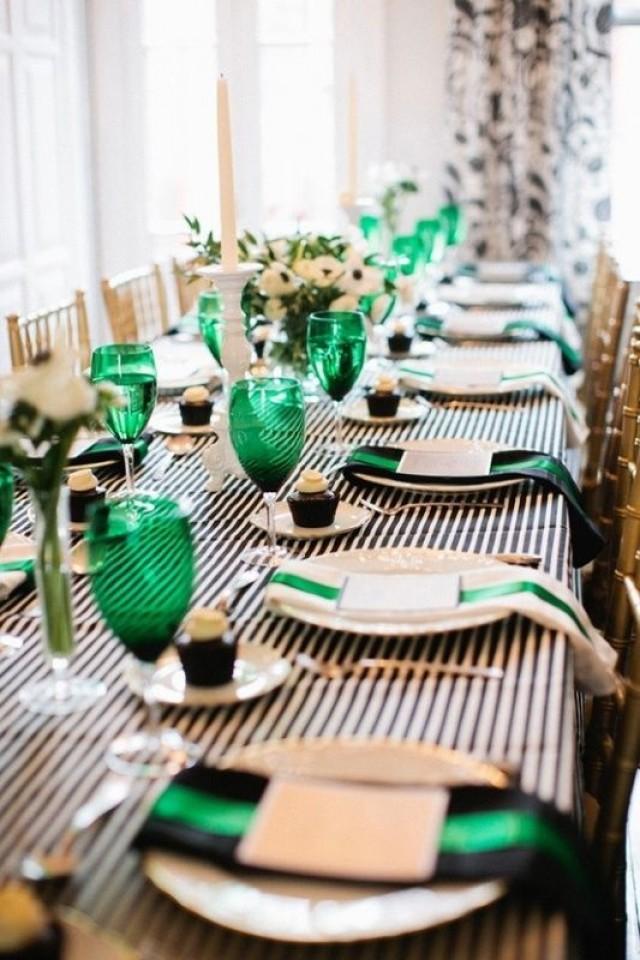 Green Wedding Emerald Green Wedding Reception 2068610