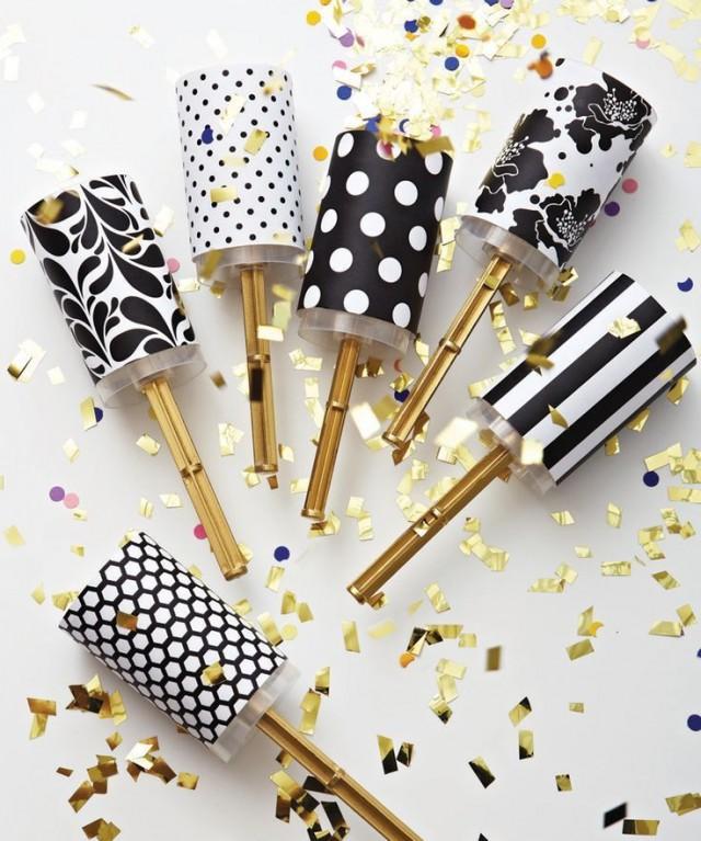 Black And White Wedding Diy Wedding Confetti Poppers 2068956