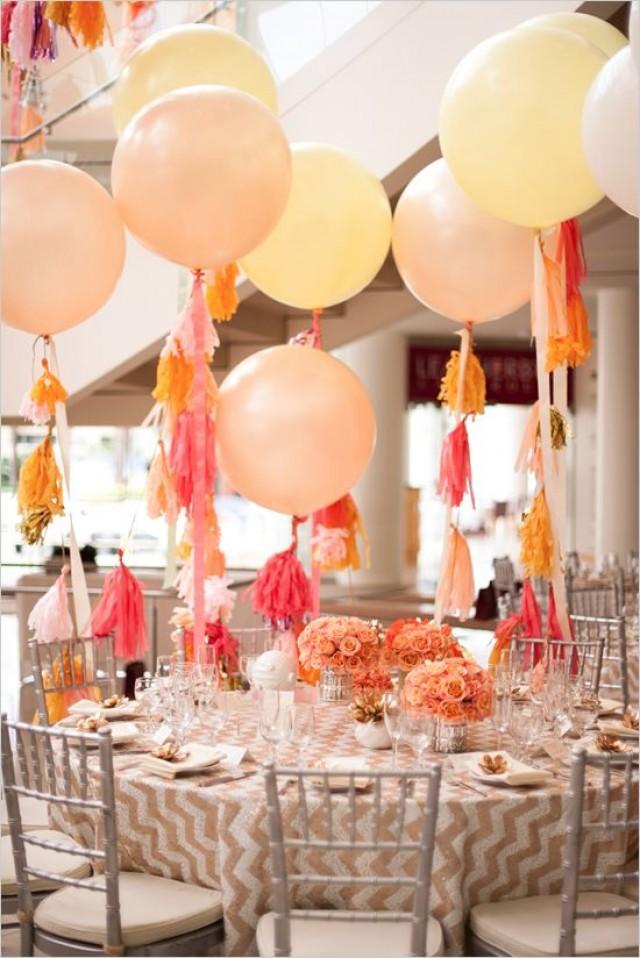 Wedding Balloons DIY Tassel For Giant Balloon 2069290 Weddbook