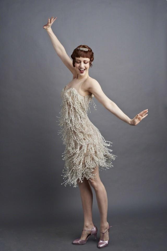 flapper style wedding