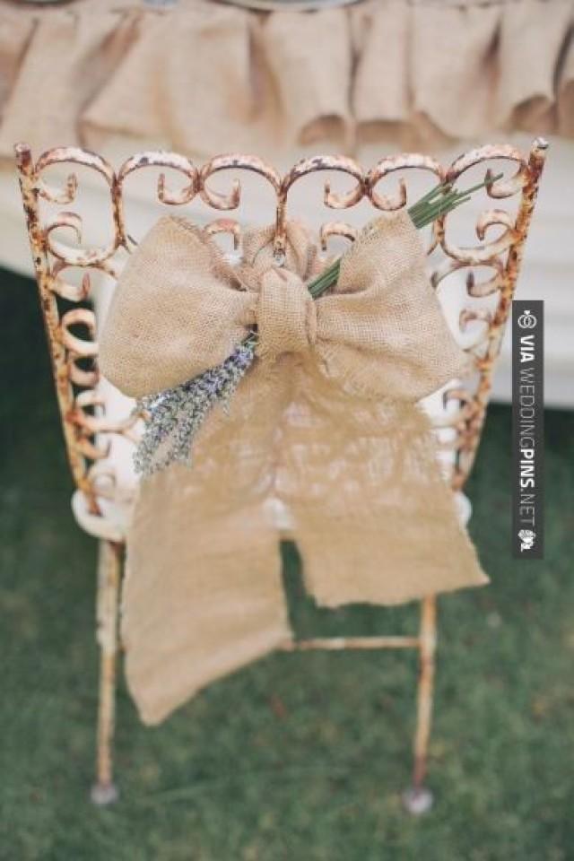 Wedding Chairs J Burlap Bows 2070893 Weddbook