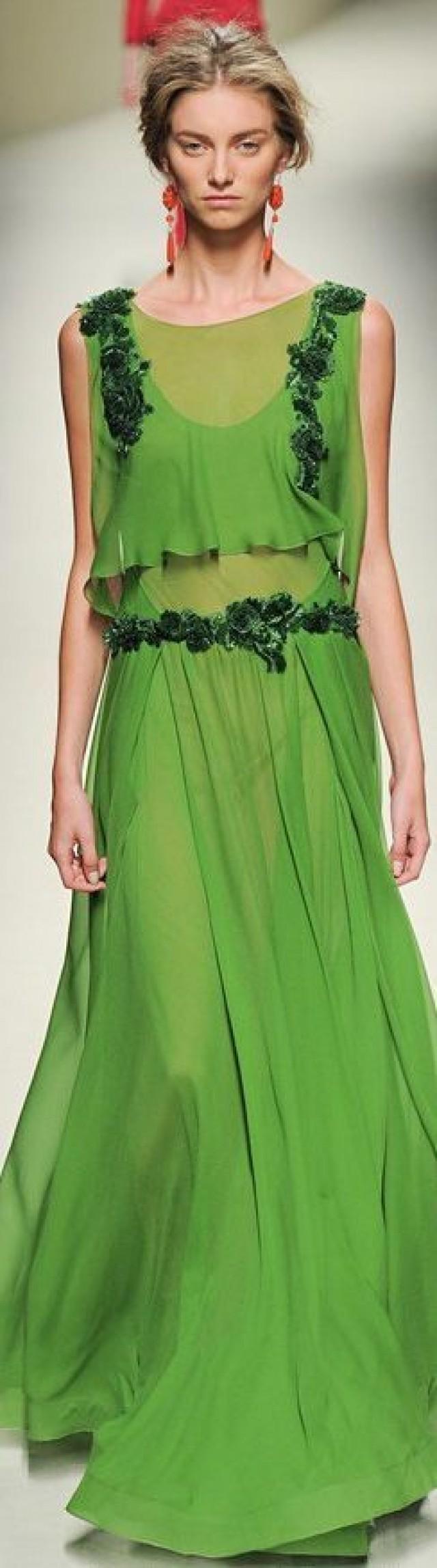 Green Wedding - Gowns.....Gorgeous Greens #2077734 - Weddbook