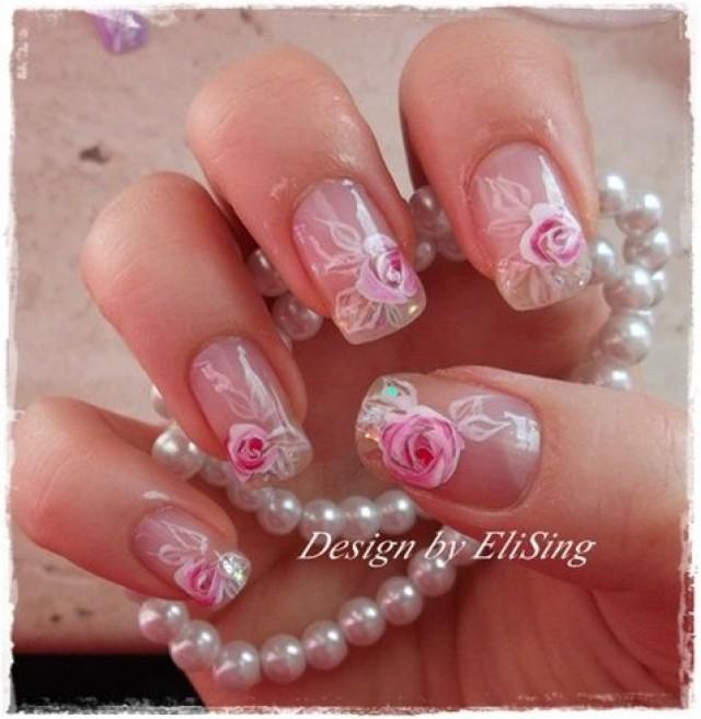 Wedding Nail Designs Bridal Wedding Nail Art 2078030 Weddbook 4252