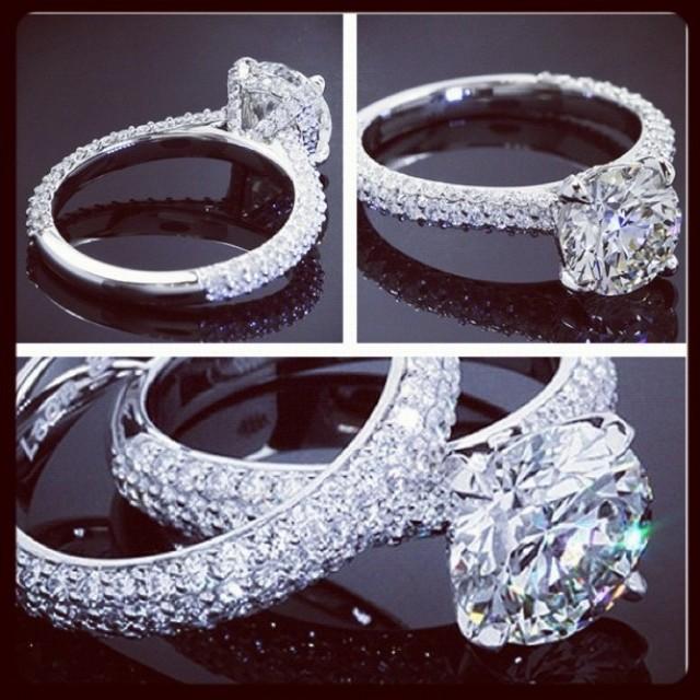 Pave Engagement Rings And Wedding Bands Pave'd In Diamonds 2090550