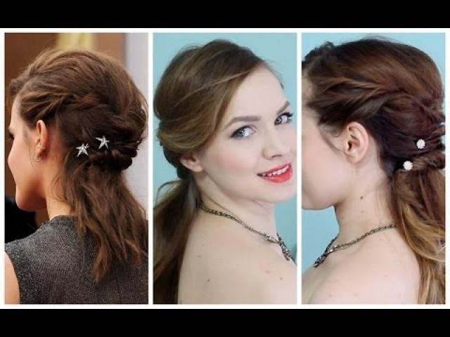 Chignons Cheveux Modele Emma Watson Oscars Chignons 2091434