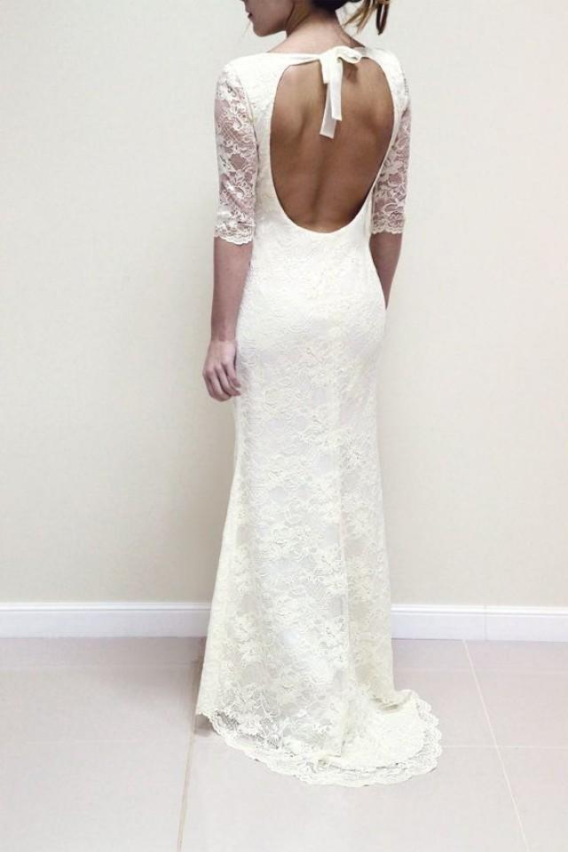 Backless Dresses Backless Wedding Gowns 2092432 Weddbook 