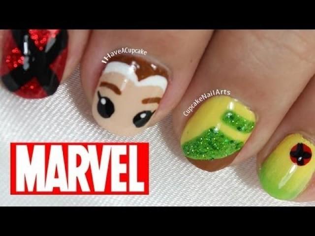 Hochzeits Nail Designs Marvel Art Rogue 2094026 Weddbook Marvel Nail Art Rogue
