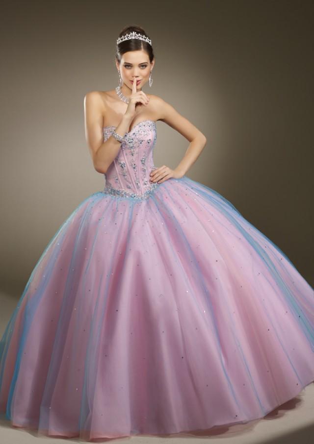 beaded tulle gown