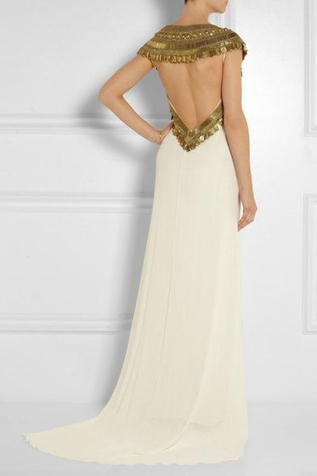 silk and chiffon gown styles