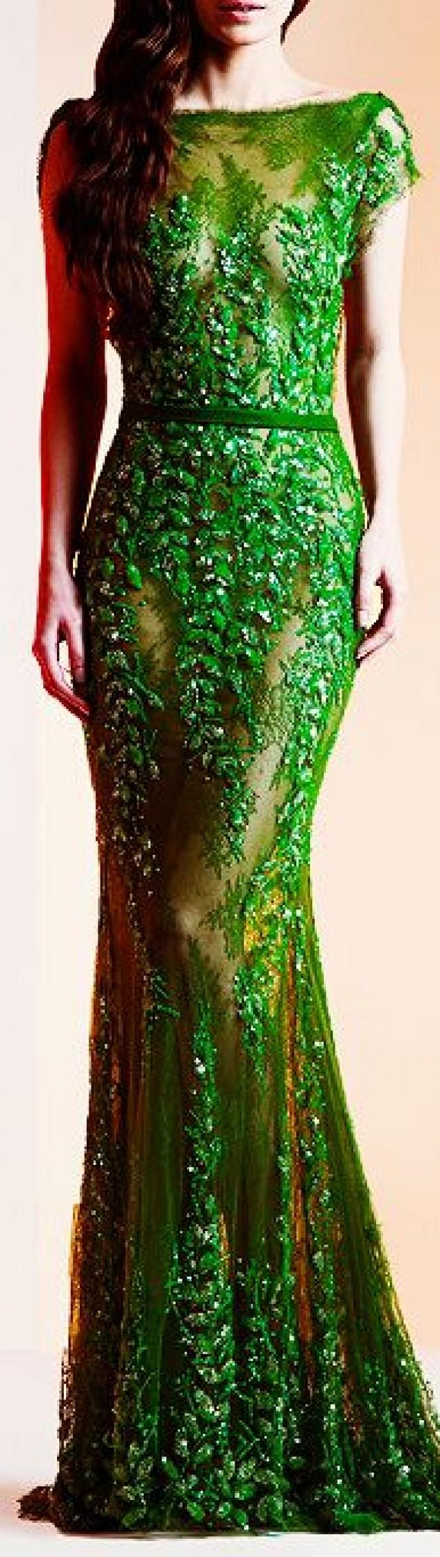 Green Wedding - Gowns.....Gorgeous Greens #2130384 - Weddbook