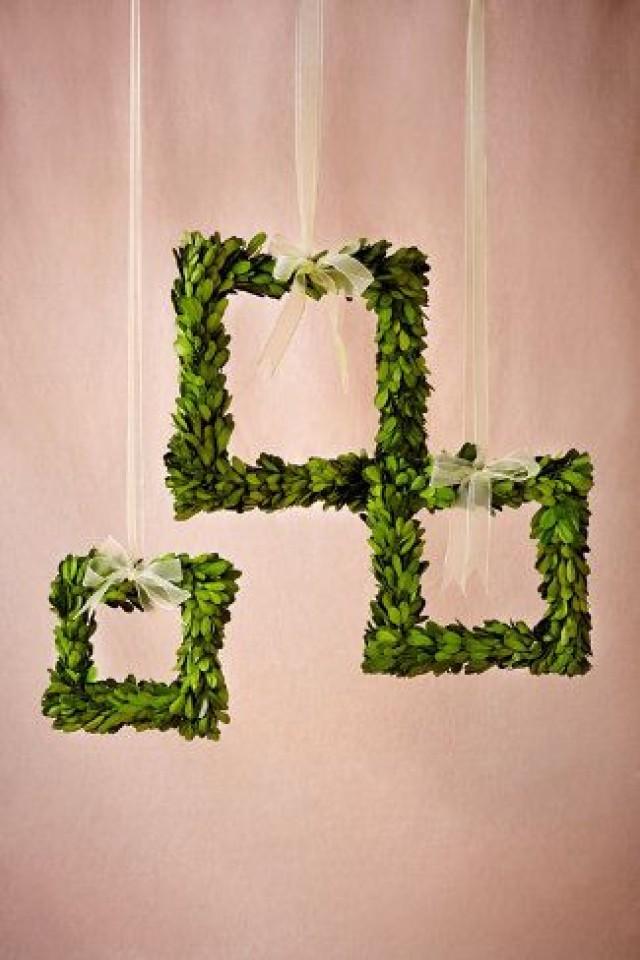 DIY Boxwood Wreath Frames (3) 2135644 Weddbook