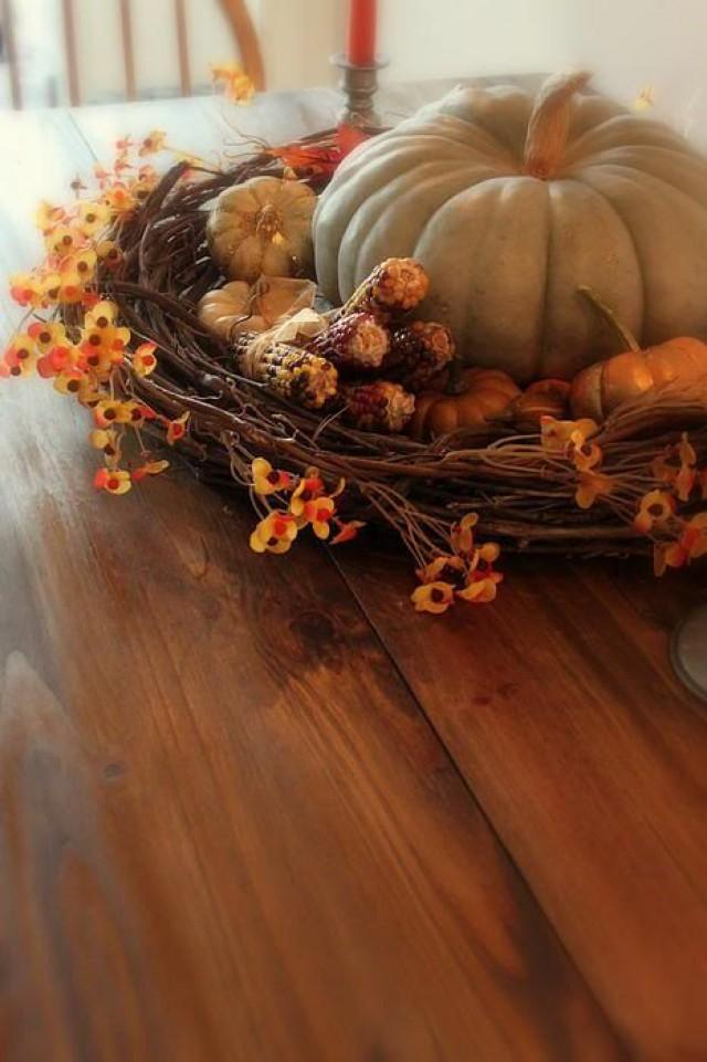 30 Pumpkin, Gourd & Fruit Centerpieces For Festive Fall Tablescapes