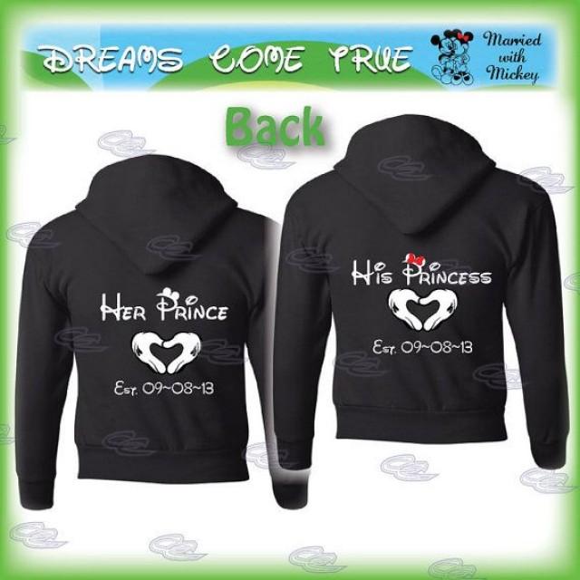 mickey and minnie mouse couple hoodies